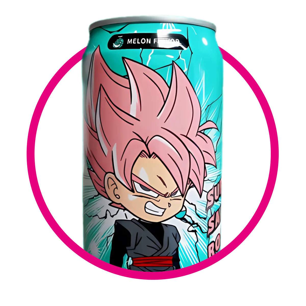 OCEANBOOMB MELON SUPER SAIYAN ROSÉ SPARKLING WATER LATA 330ML