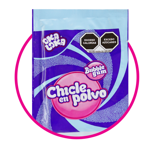 OKA LOKA BLUE BERRY BUBBLE GUM BOLSA 12G