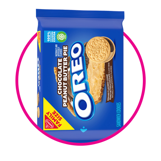 NABISCO OREO CHOCOLATE&PEANUT BUTTER COOKIE CAJA 482G&
