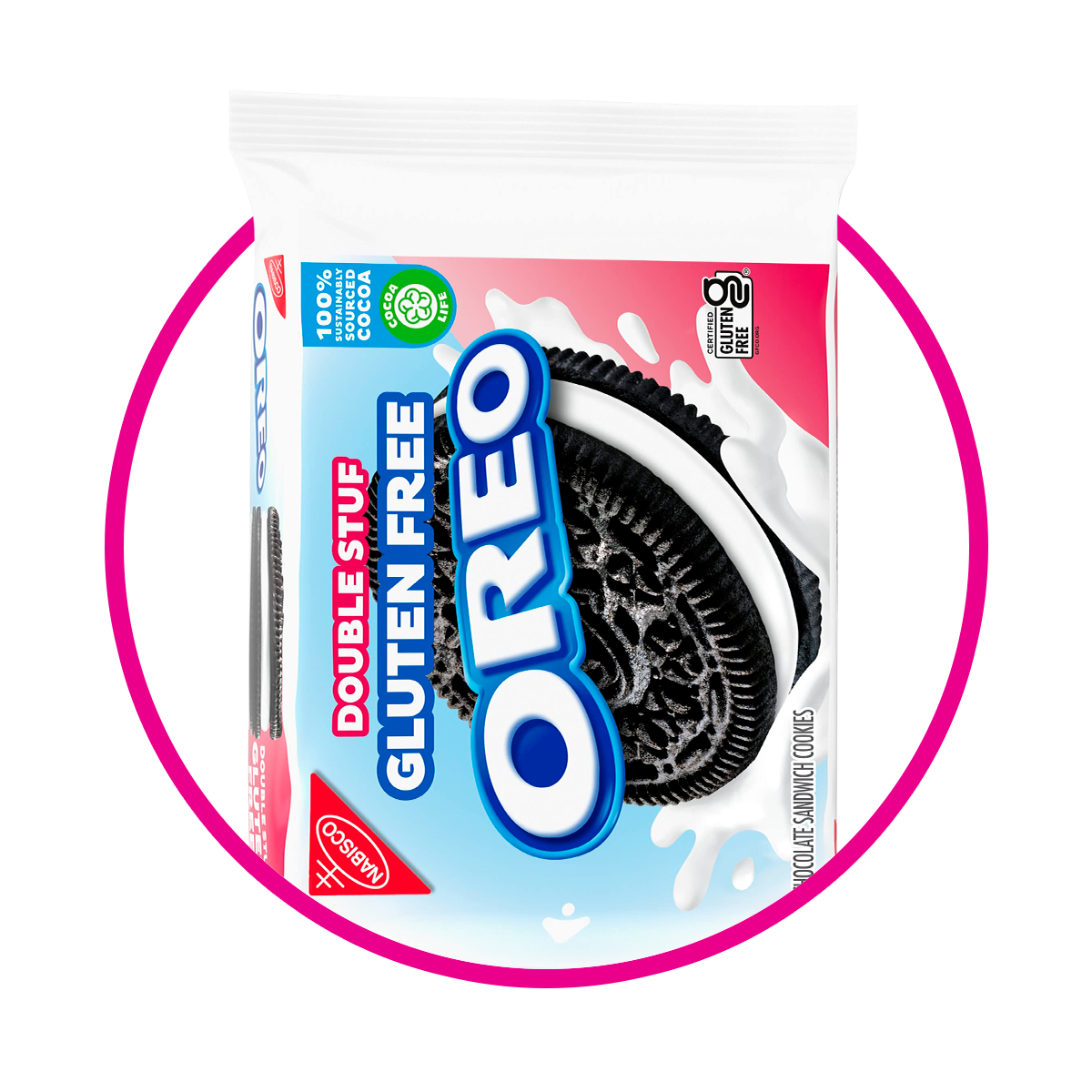 NABISCO OREO DOUBLE STUF GLUTEN FREE COOKIE BOLSA 353G