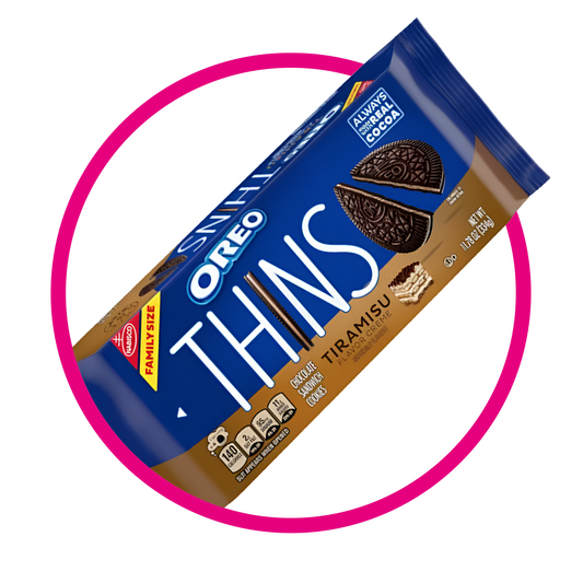 NABISCO OREO THINS TIRAMISÚ COOKIE BOLSA 334G&