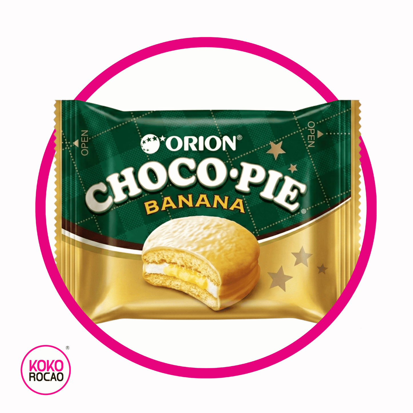 ORION CHOCO PIE BANANA PIEZA 37GR