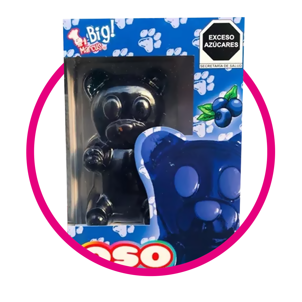 BIG MARCUS OSITO BLUE BERRY GUMMY CAJA 220G