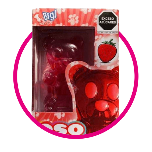 BIG MARCUS OSITO STRAWBERRY GUMMY CAJA 220G