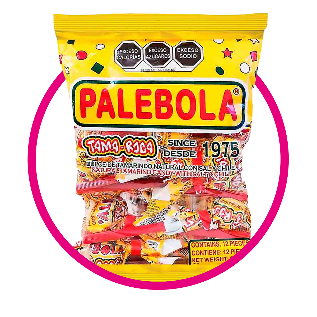 PALEBOLA TAMA ROCA SOFT CANDY BOLSA 720G