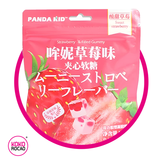 PANDA KID STRAWBERRY GUMMY BOLSA 58 GR