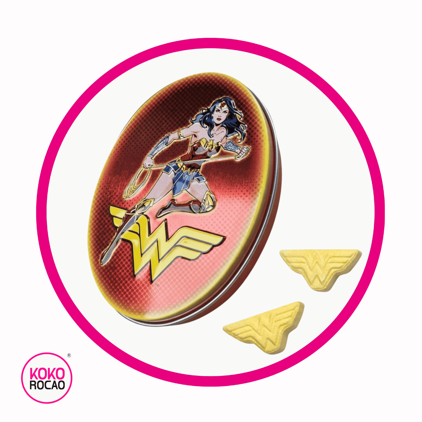 BOSTON AMERICA WONDER WOMAN PILL BOX CAJA 34GR