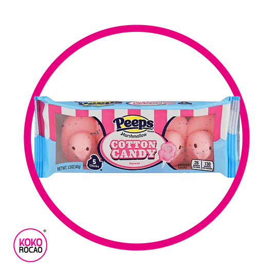 PEEPS COTTON CANDY MARSHMELLOW CAJA 42 GR