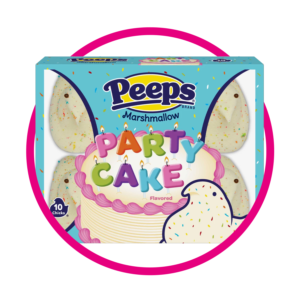 PEEPS COTTON CANDY MARSHMELLOW CAJA 85GR