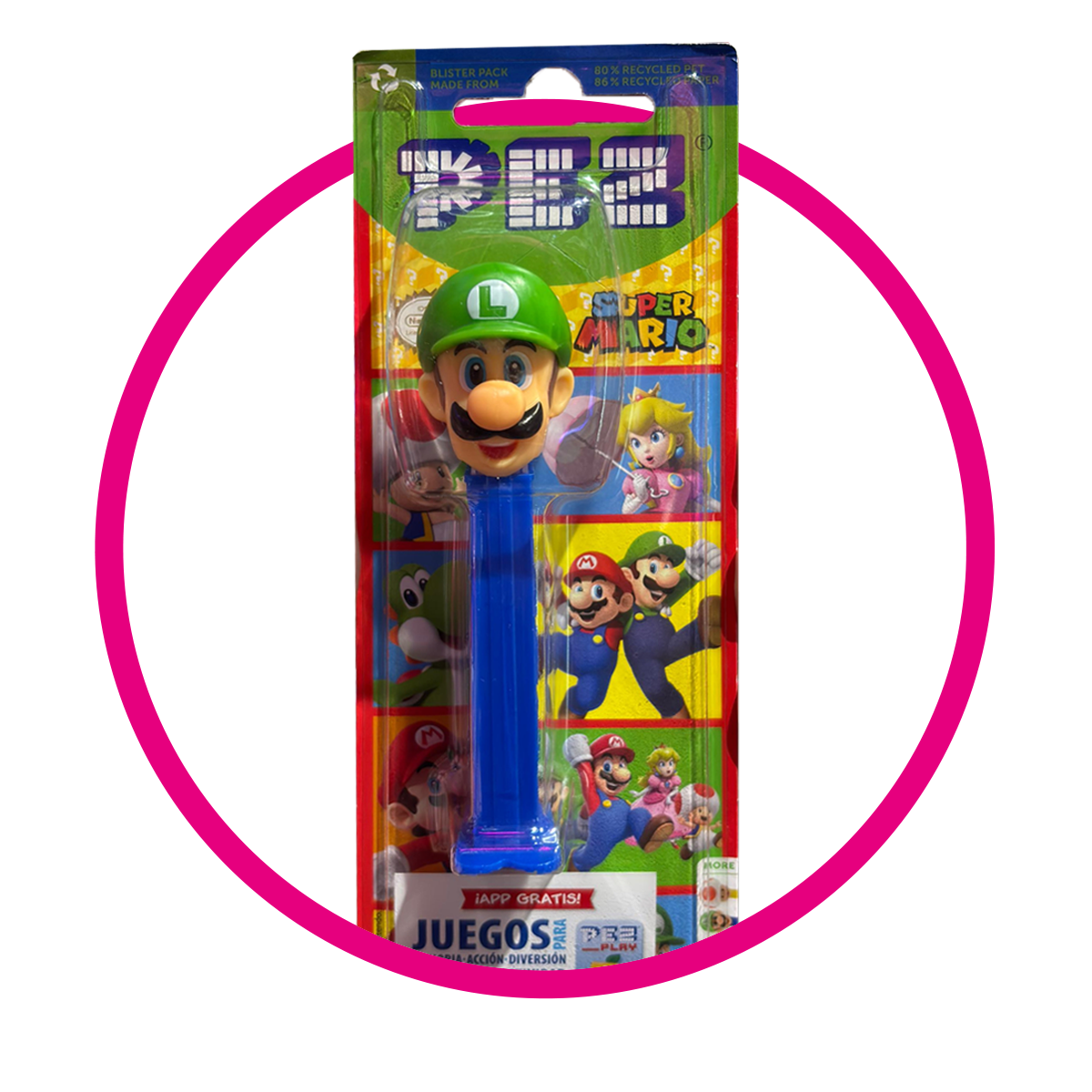 PEZ MARIO BROS COLLECTABLE PIEZA