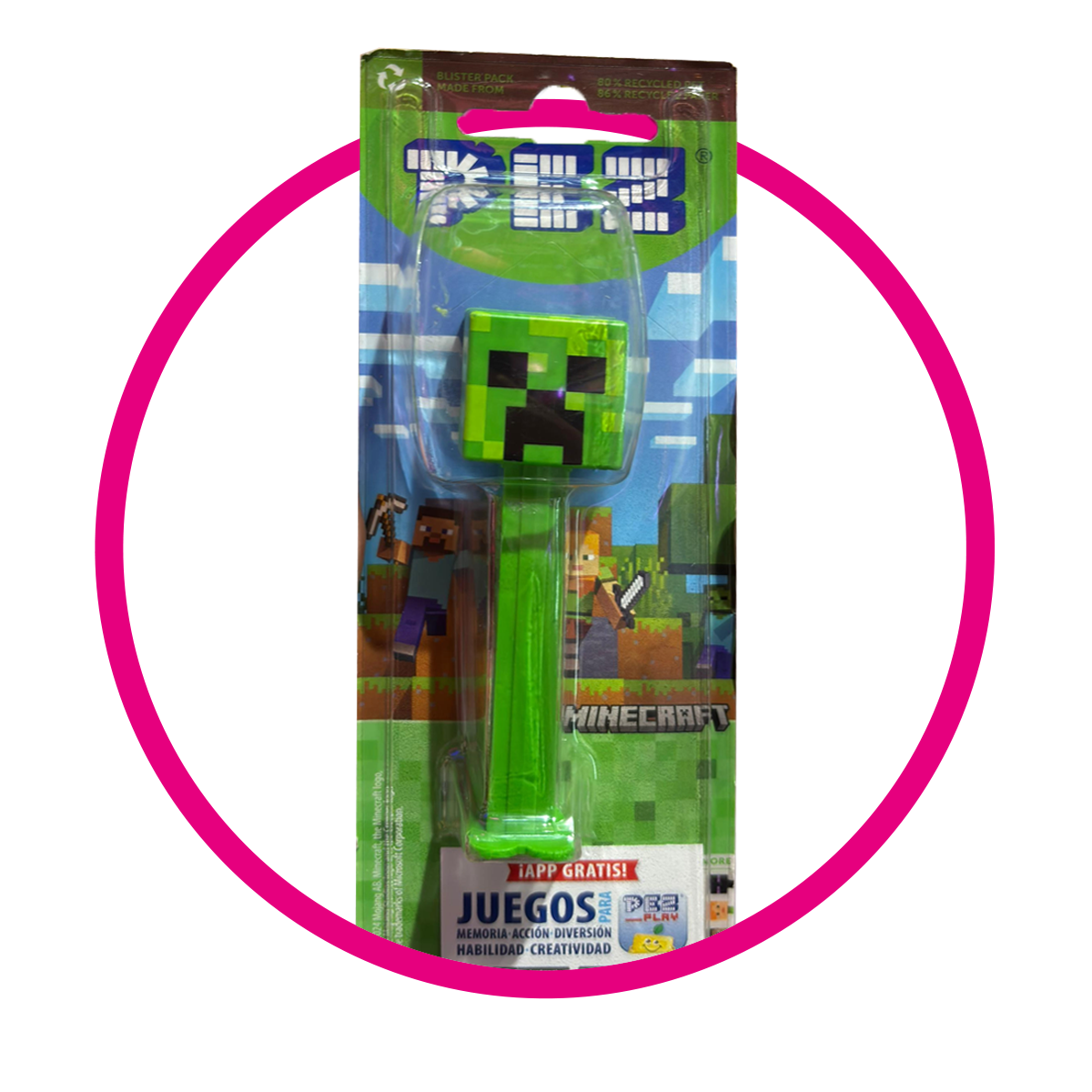 PEZ MINECRAFT COLLECTABLE PIEZA