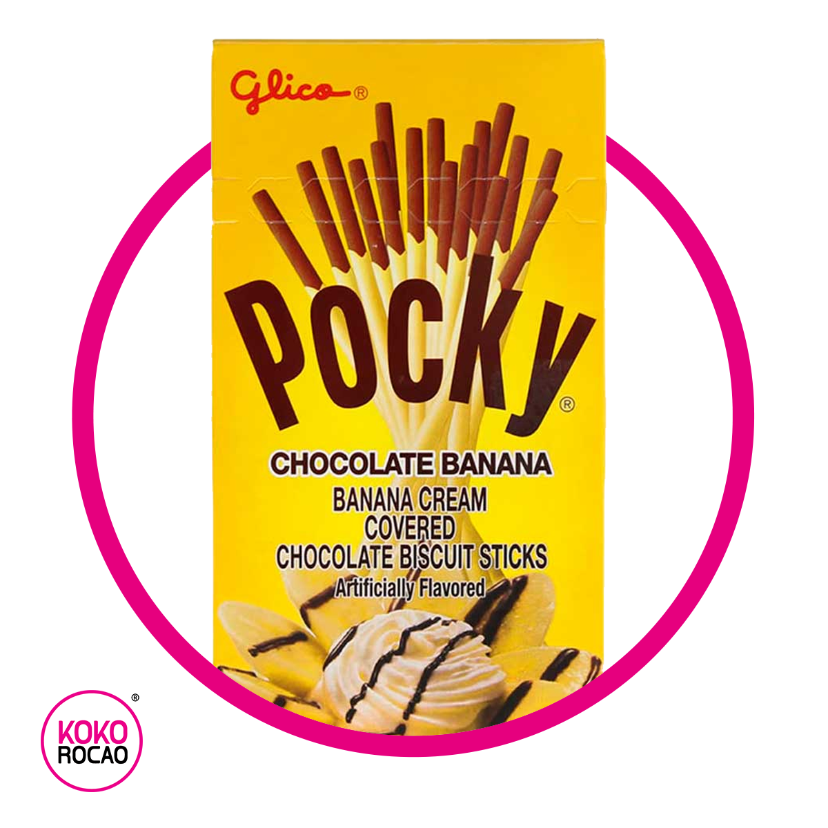 POCKY CHOCOBANANA COOKIE CAJA 70G