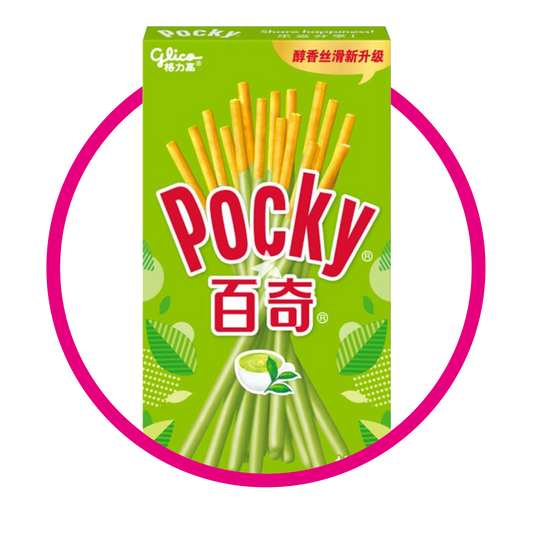 GLICO POCKY MATCHA COOKIE CAJA 50G