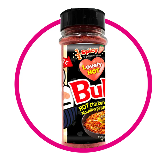 POLVO BULDAK 1/2 PICANTE SNACKS BOTE 100 GR
