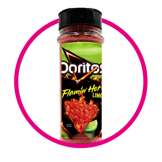 POLVO DORITOS FLAMIN HOT LIMÓN POWDER BOTE 100GR&