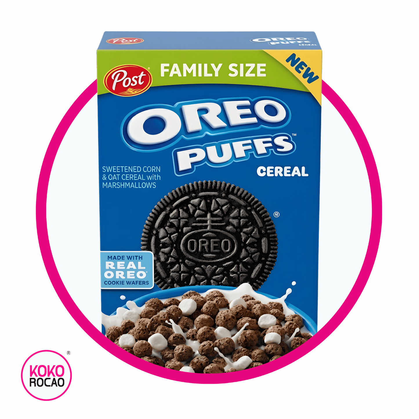 POST OREO PUFFS CEREAL CAJA 467GR