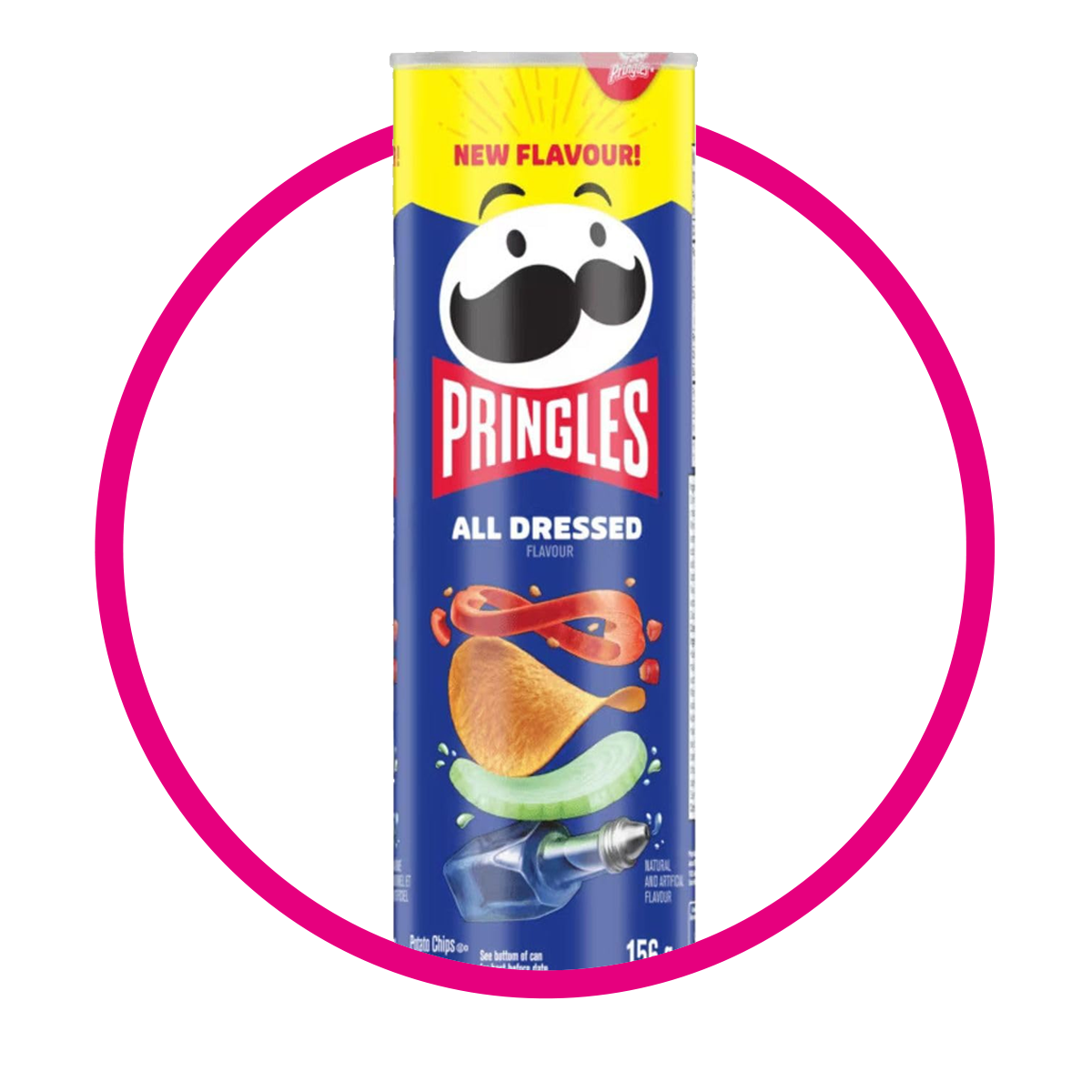 PRINGLES ALL DRESSED SNACKS LATA 158G