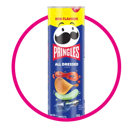 PRINGLES ALL DRESSED SNACKS LATA 158G