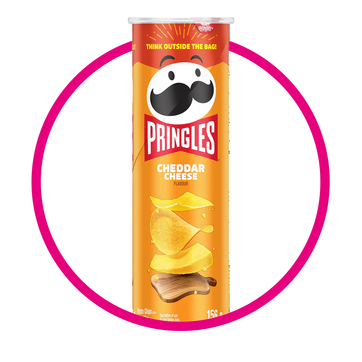 PRINGLES CHEDDAR CHEESE SNACKS LATA 158GR