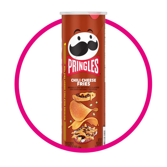 PRINGLES CHILI CHEESE FRIES SNACKS LATA 158G