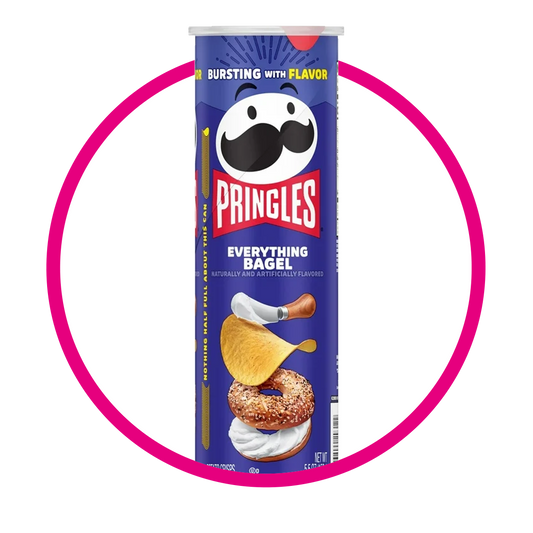 PRINGLES EVERYTHING BAGEL SNACKS LATA 158G
