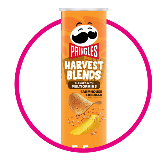PRINGLES FARMHOUSE CHEDDAR SNACKS LATA 158G