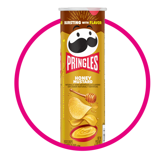 PRINGLES HONEY MUSTARD SNACKS LATA 158GR