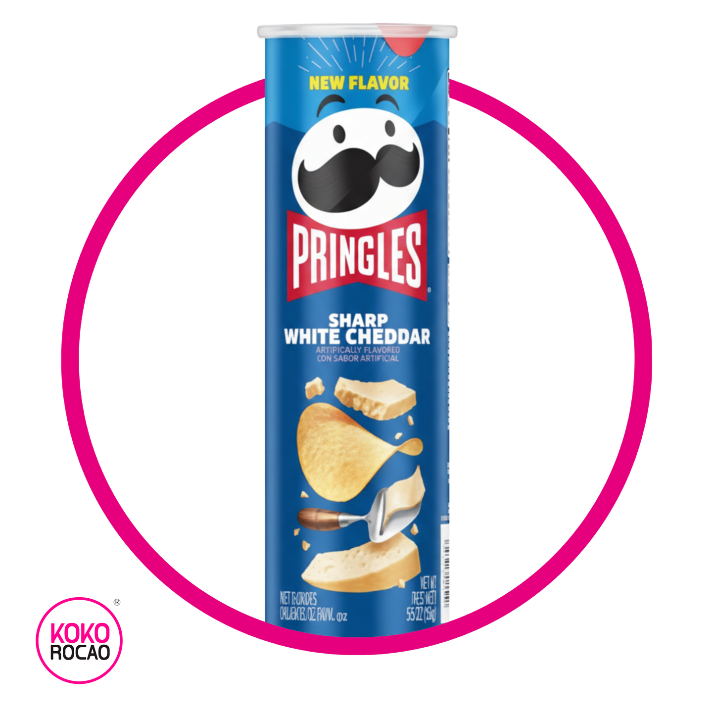 PRINGLES SHARP CHEDDAR SNACKS BOTE 158 GR