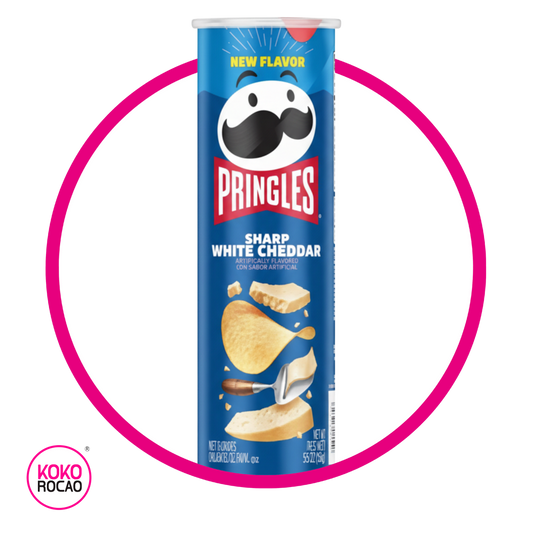 PRINGLES SHARP CHEDDAR SNACKS BOTE 158 GR