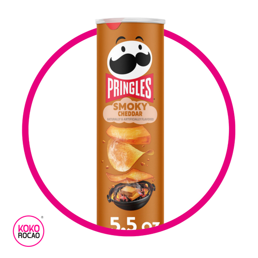 PRINGLES SMOCKY CHEDDAR SNACKS 158GR