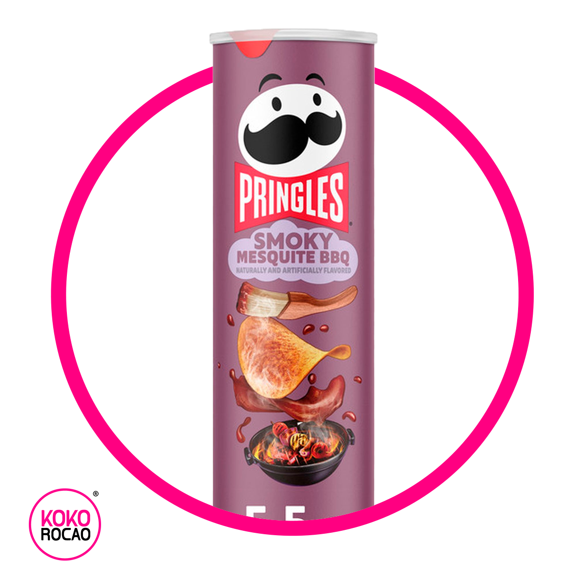 PRINGLES SMOKY BBQ SNACKS LATA 158G