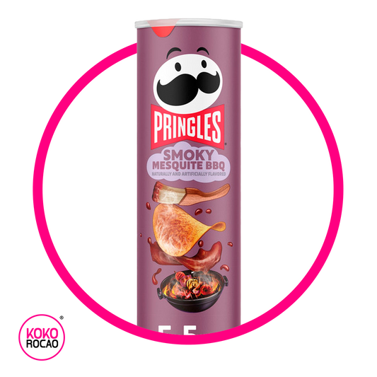 PRINGLES SMOKY BBQ SNACKS LATA 158G