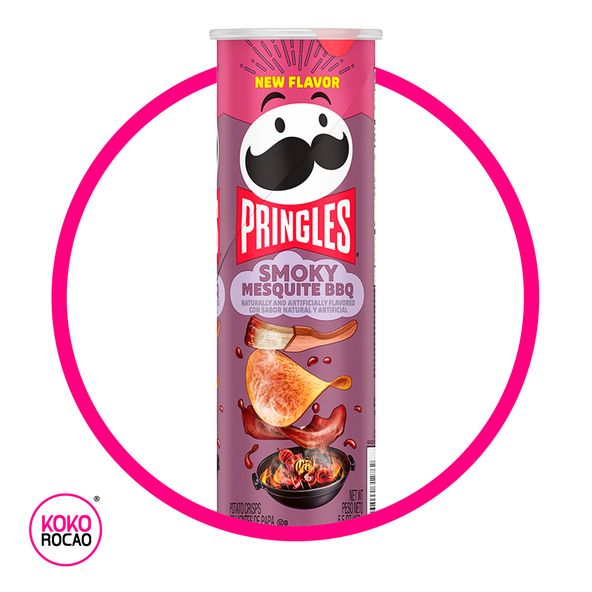 PRINGLES SMOKY MESQUITE SNACKS LATAS 158GR