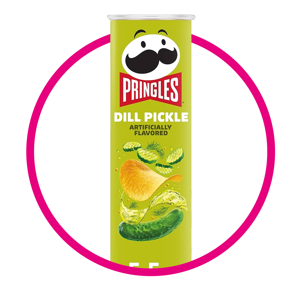 PRINGLES DILL PICKLE SNACKS LATA 158GR @