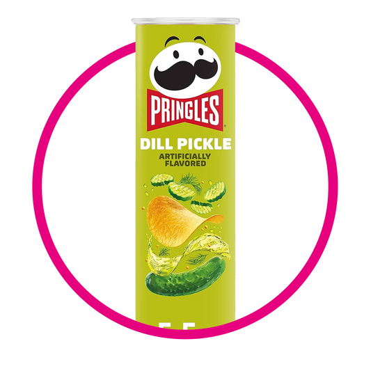 PRINGLES DILL PICKLE SNACKS LATA 158GR @