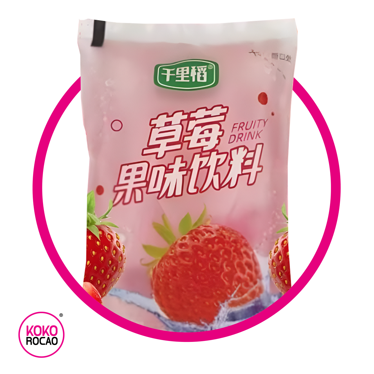 QIANLI DAO STRAWBERRY JUICE BOLSA 210 ML