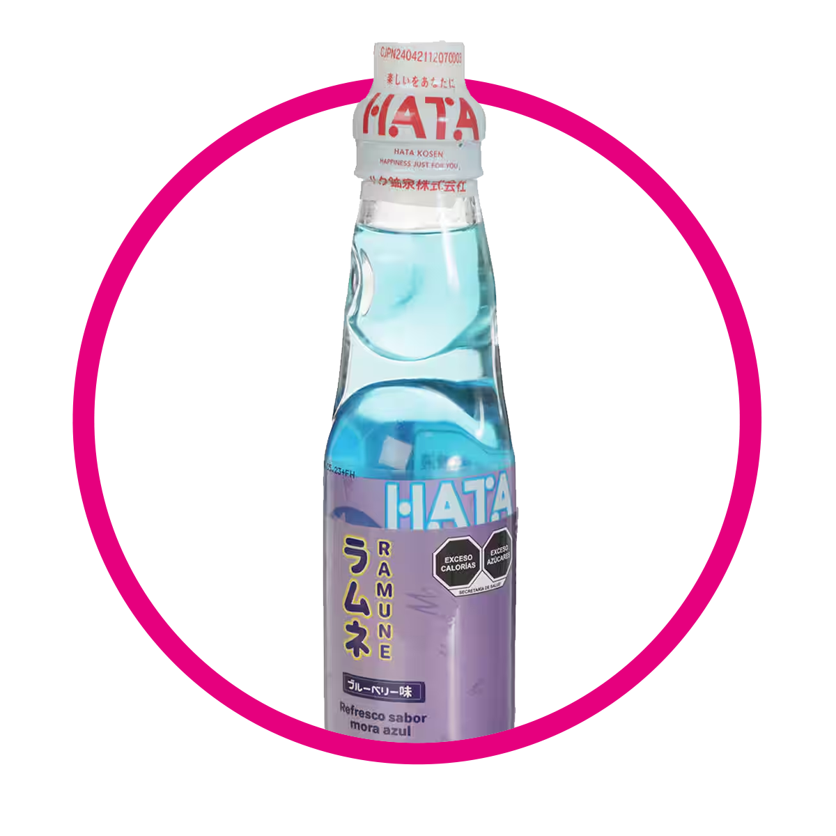 HATA RAMUNE BLUEBERRY SODA BOTELLA 200ML