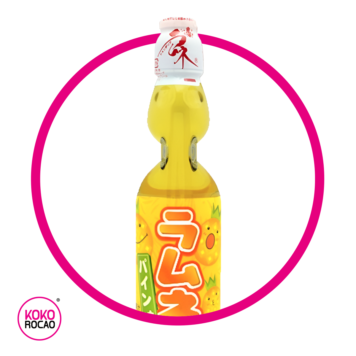 RAMUNE SODA PINEAPPLE BOTELLA 200ML