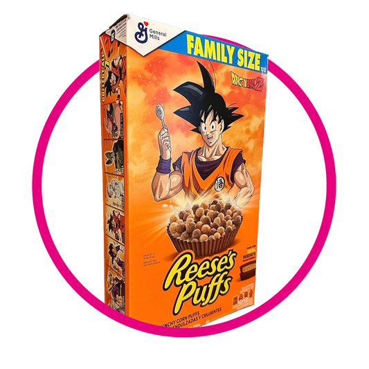 GENERAL MILLS REESES PUFFS DRAGON BALL CEREALS CAJA 558GR