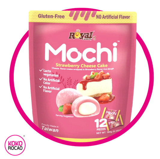 ROYAL FAMILY MOCHI CHESSCAKE STRAWBERRY CUPCAKE BOLSA 180GR