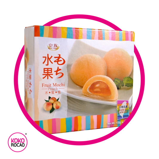 ROYAL FRUIT MOCHI PEACH CUPCAKE CAJA 132 GR