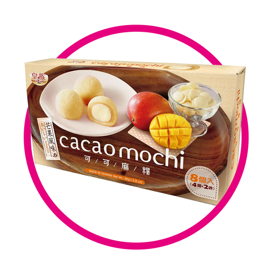 ROYAL MOCHI CACAO MANGO CUPCAKE CAJA 80G