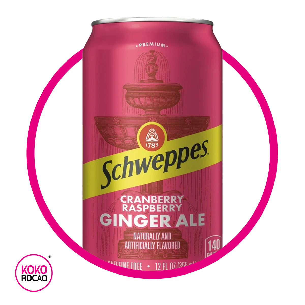 SCHWEPPES CRANBERRY/RASPBERRY SODA LATA 355ML