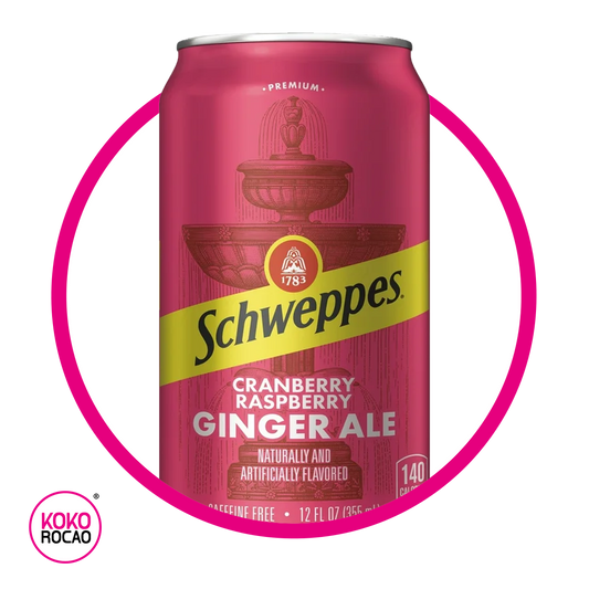 SCHWEPPES CRANBERRY/RASPBERRY SODA LATA 355ML