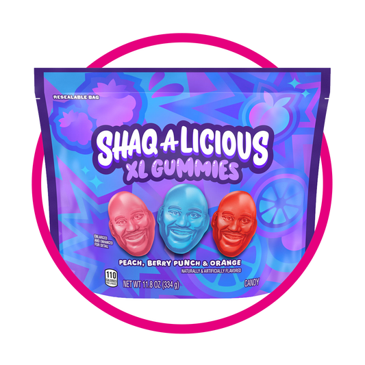 SHAQALICIOUS XL GUMMY BOLSA 344GR