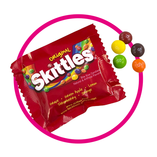 SKITTLES MINIS HARD CANDY BOLSA