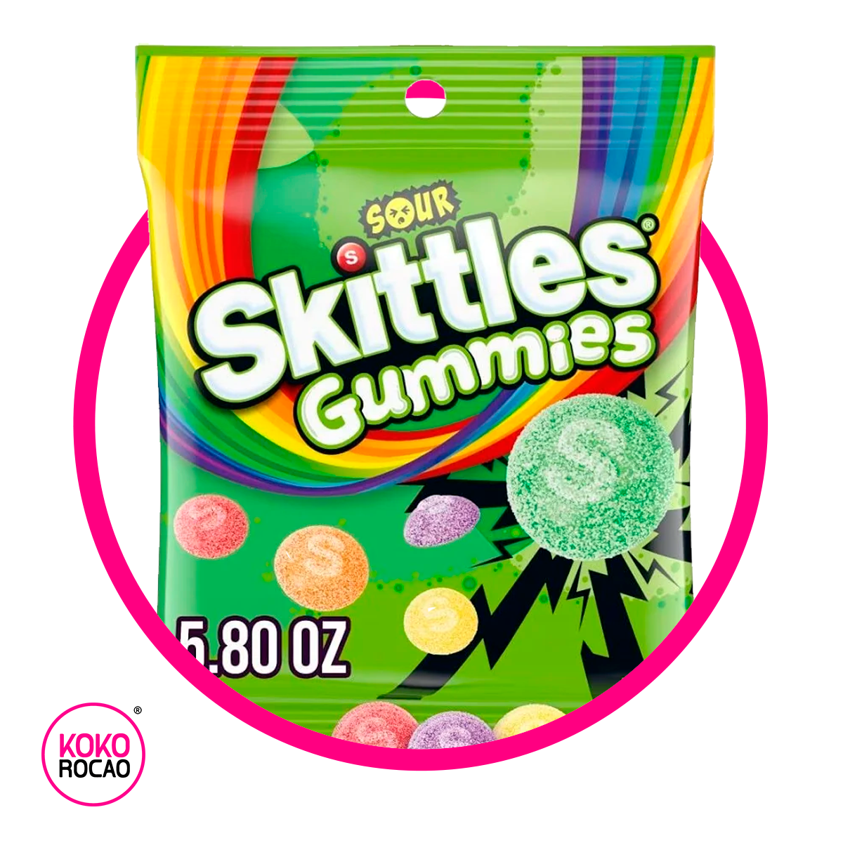 SKITTLES SOUR GUMMY BOLSA 164.G