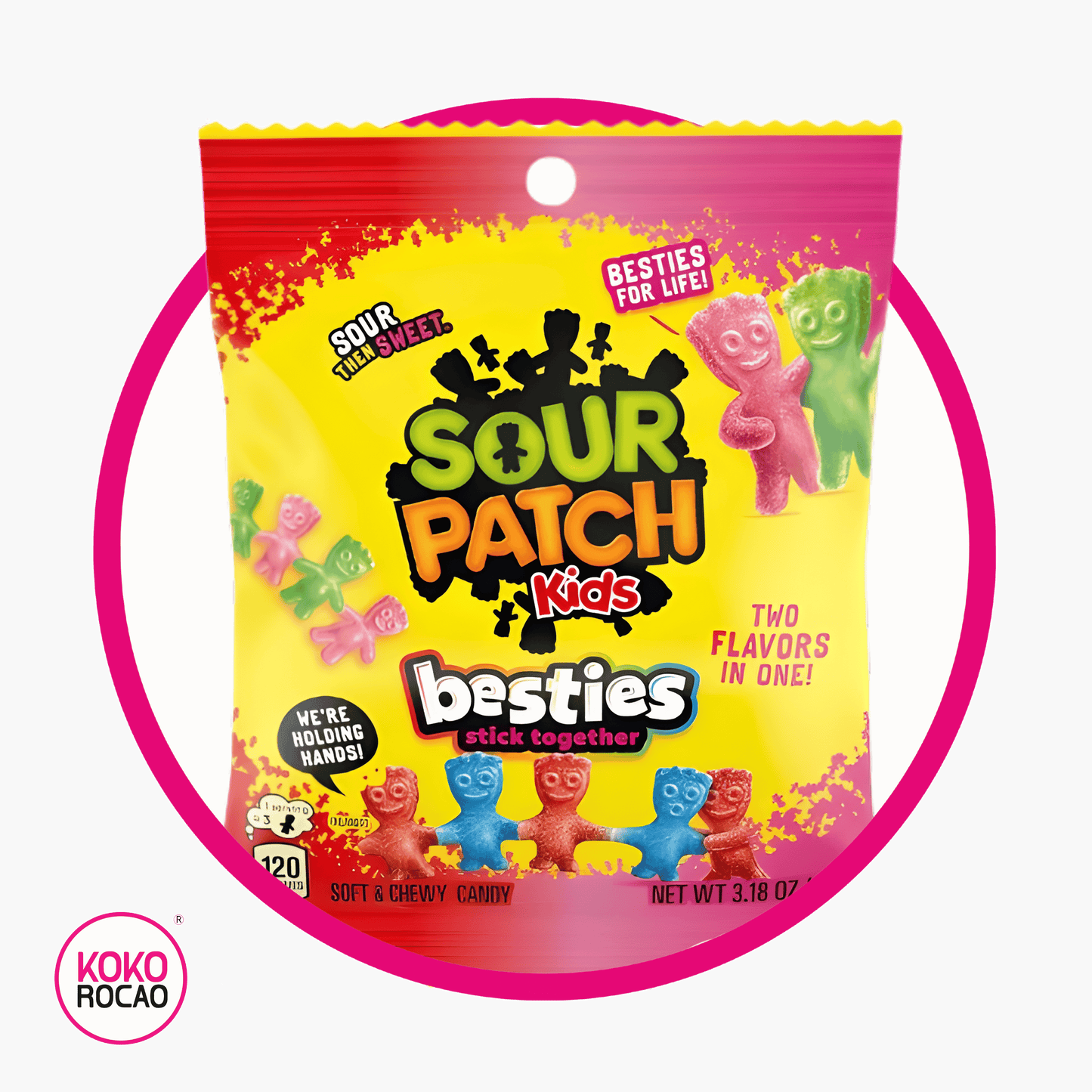 SOUR PATCH KIDS BESTIES GUMMY BOLSA 90GR
