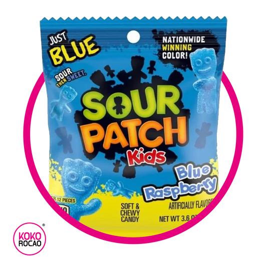 SOUR PATCH KIDS BLUE RASPBERRY GUMMY BOLSA 102GR