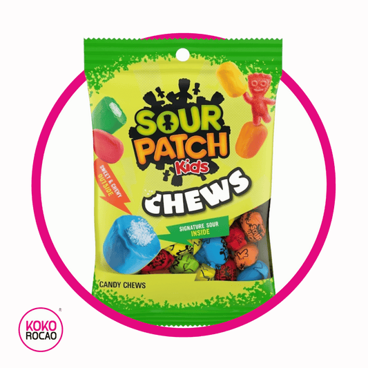 SOUR PATCH KIDS CHEWS SOFT CANDY BOLSA 60GR